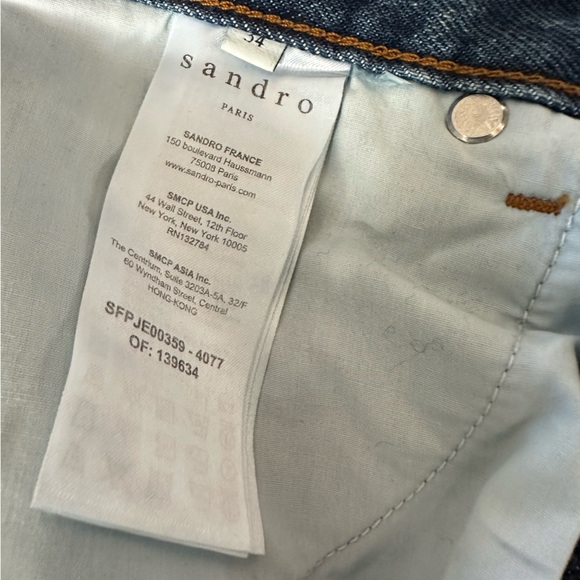 Sandro Flare Jeans 34 EUC - Picture 11 of 14
